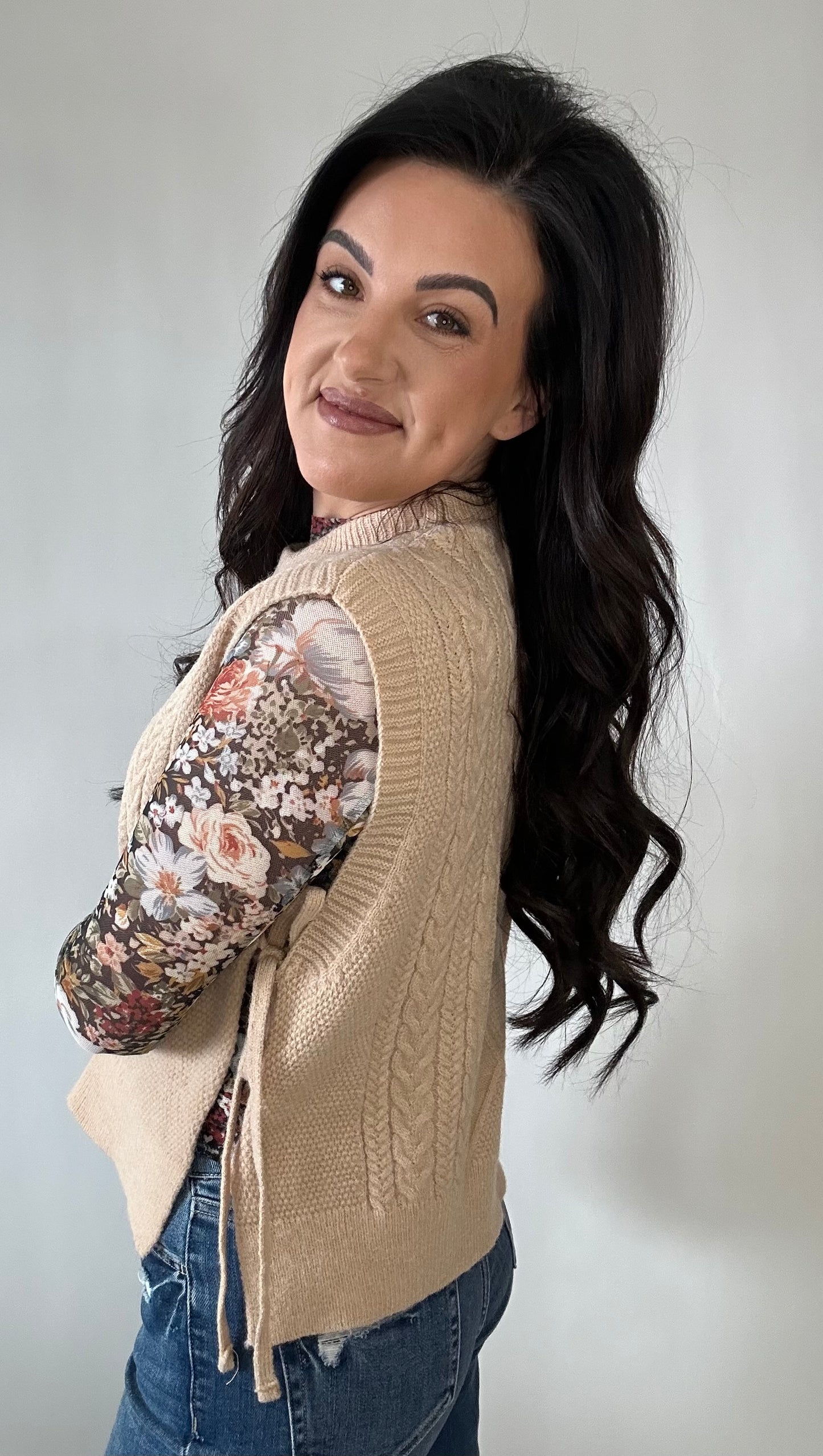 The Floral Mesh Long Sleeve