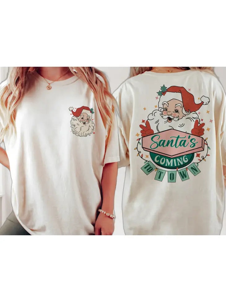 Santa's Coming to Town Tee SALE