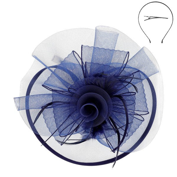 Midnight Blue Fascinator