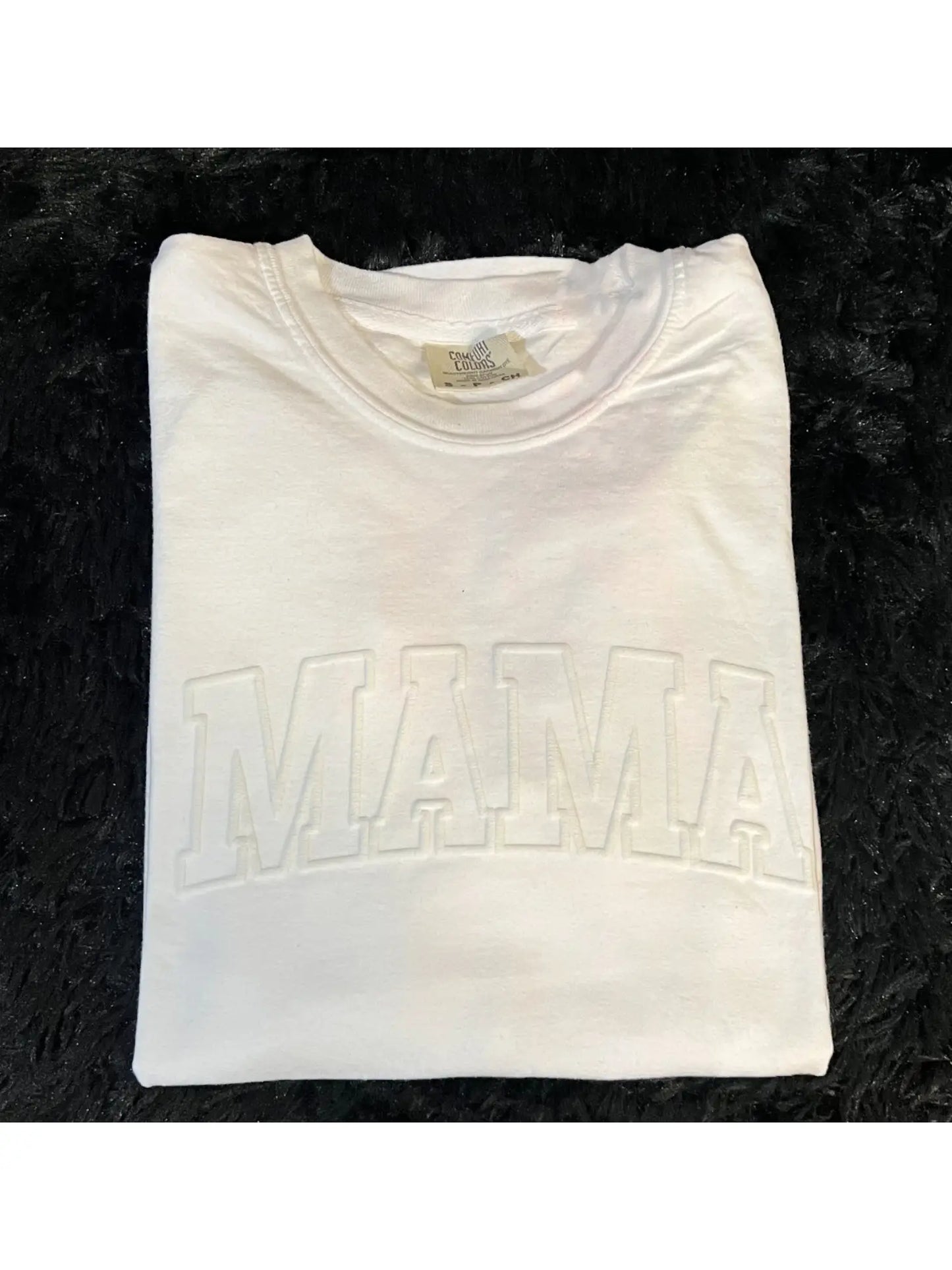 MAMA White Puff Tee