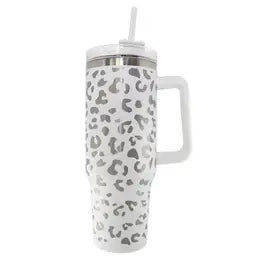 Metallic Leopard Tumbler