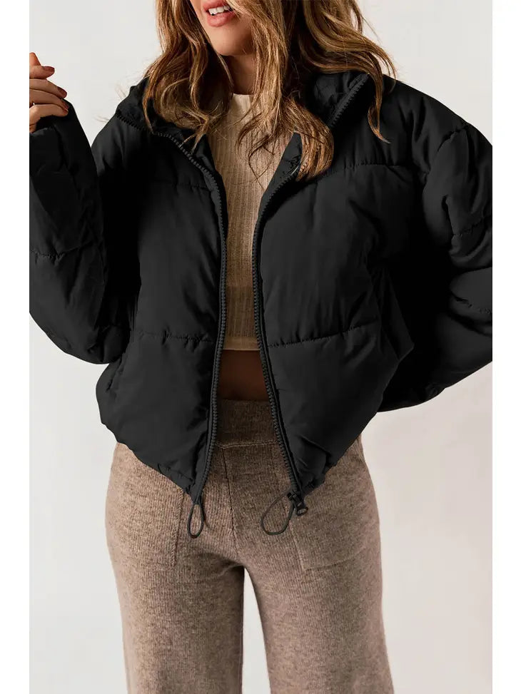 Black Puffer Coat SALE