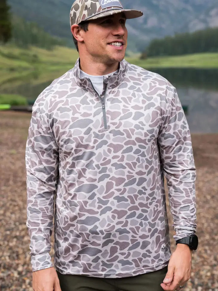 Old School Camo Mens Pullover