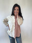 Color Block Button Down Top/Shacket