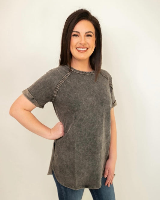Every Day Tee in Charcoal