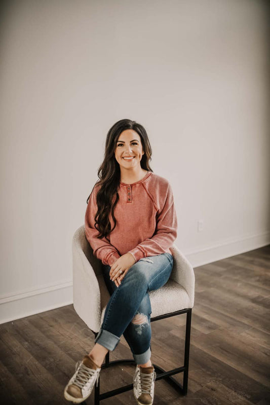 Reagan Henley Long Sleeve
