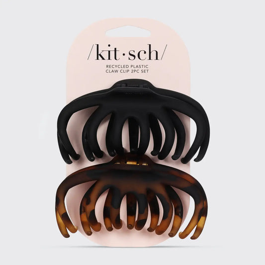 Round Double Claw Clip Set