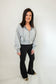 Avery Mineral Wash Gray Zip Hoodie