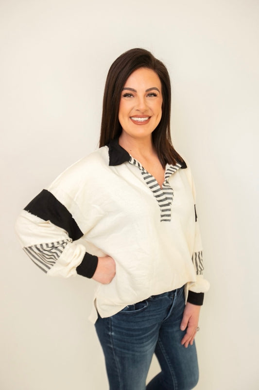 Ashley Pullover in Black