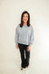 Acid Wash Pullover in Gray