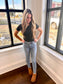Black Seamless Women's Bodysuit Top