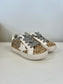 Gold Glitter Star Toddler Girls Sneaker