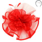 Red Fascinator
