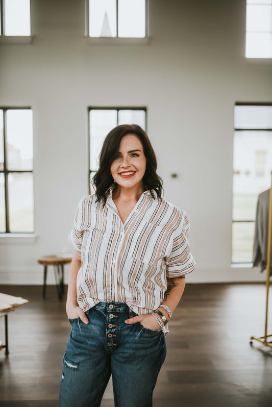 Multi Stripe Blouse
